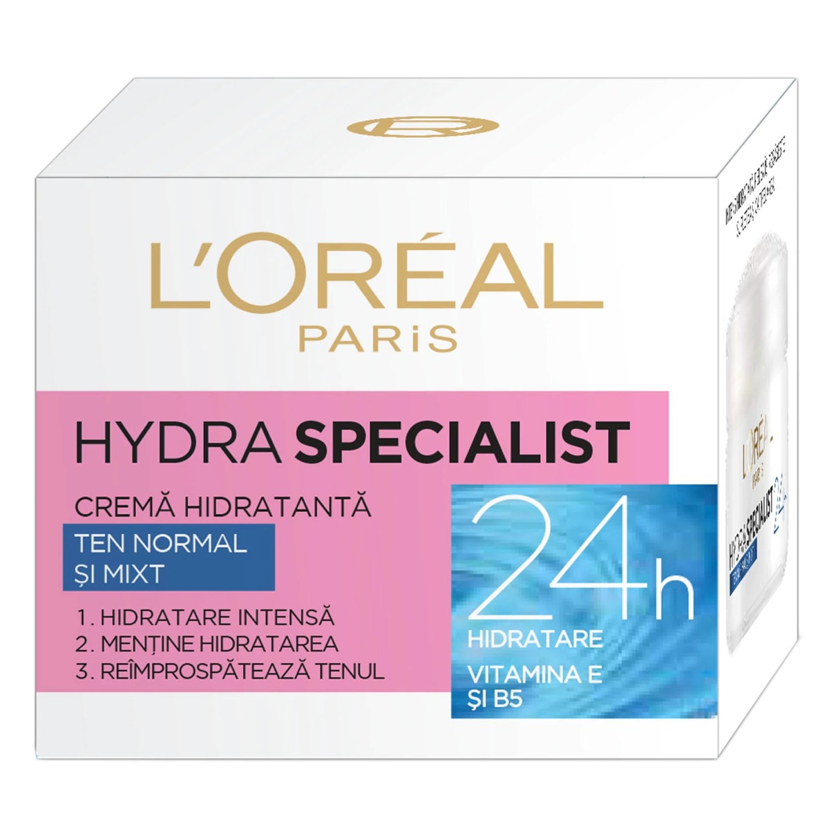 Crema hidratanta pentru ten normal si mixt Hydra Specialist, 50ml, L'Oreal Paris Crema hidratanta pentru ten normal si mixt Hydra Specialist, 50ml, L'Oreal Paris