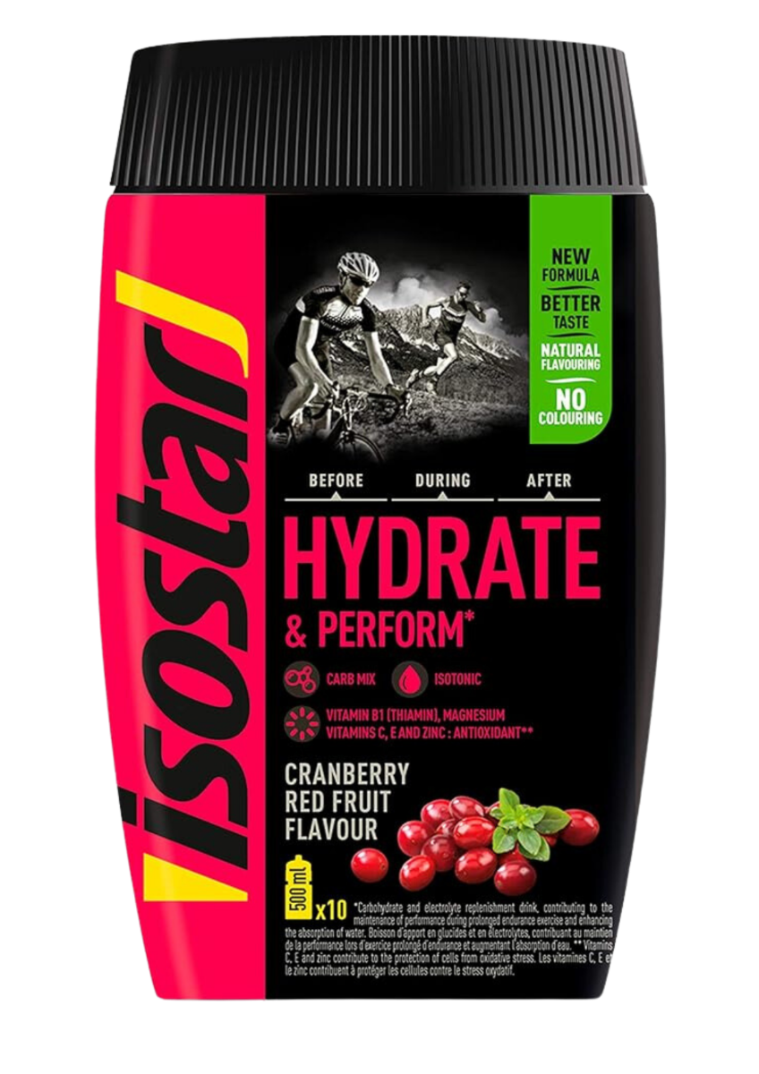 Pudra izotonica antioxidanti fructe rosii H&P, 400g, Isostar