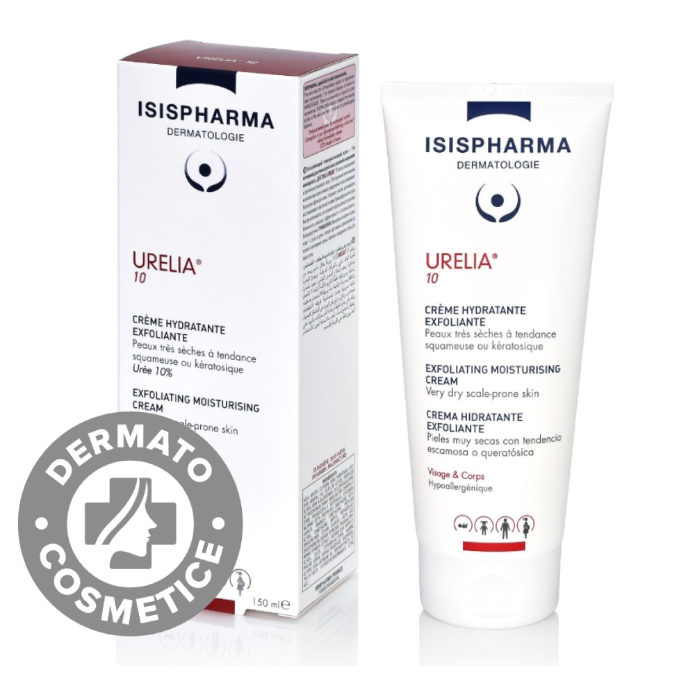 Crema emolienta pentru piele foarte uscata Urelia 10, 150ml, Isis Pharma Crema emolienta pentru piele foarte uscata Urelia 10, 150ml, Isis Pharma