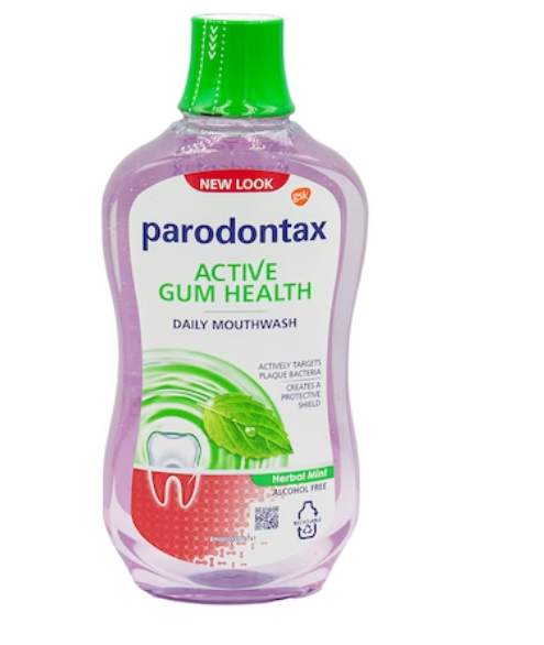 Apa de gura fara alcool Active Gum Health Herbal Mint, 500ml, Parodontax Apa de gura fara alcool Active Gum Health Herbal Mint, 500ml, Parodontax