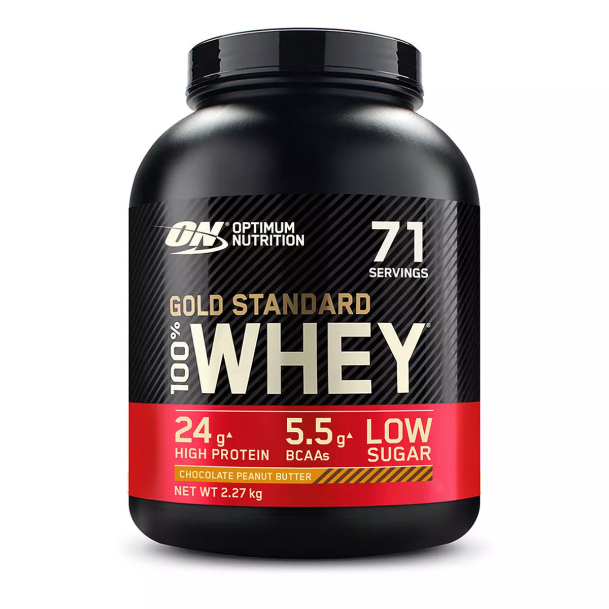 Proteine din zer 100% Whey Gold Standard ciocolata si unt de arahide, 2.27kg, Optimum Nutrition Proteine din zer 100% Whey Gold Standard ciocolata si unt de arahide, 2.27kg, Optimum Nutrition