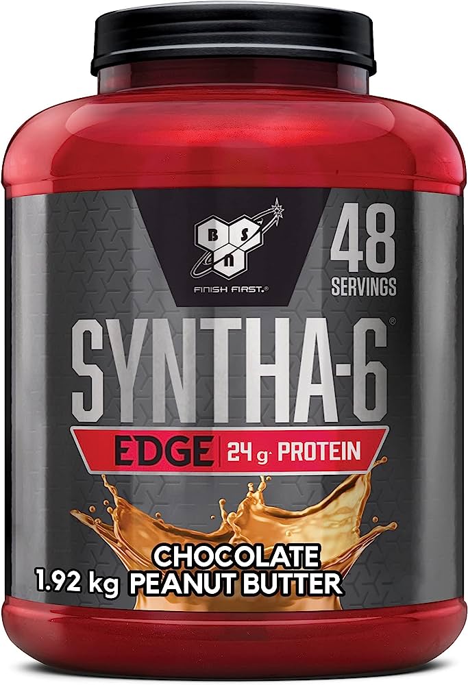 Proteine din zer + izolat proteic syntha 6 aroma ciocolata si unt de arahide, 1.92kg, BSN Proteine din zer + izolat proteic syntha 6 aroma ciocolata si unt de arahide, 1.92kg, BSN