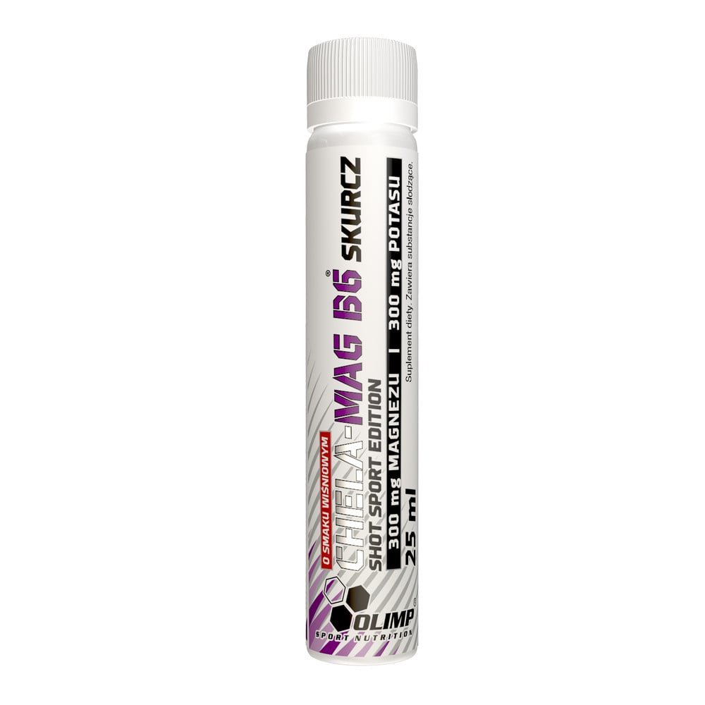 Magneziu B6 lichid Chela-Mag B6 Cramp Shot aroma Cherry, 25ml, Olimp Sport Nutrition Magneziu B6 lichid Chela-Mag B6 Cramp Shot aroma Cherry, 25ml, Olimp Sport Nutrition