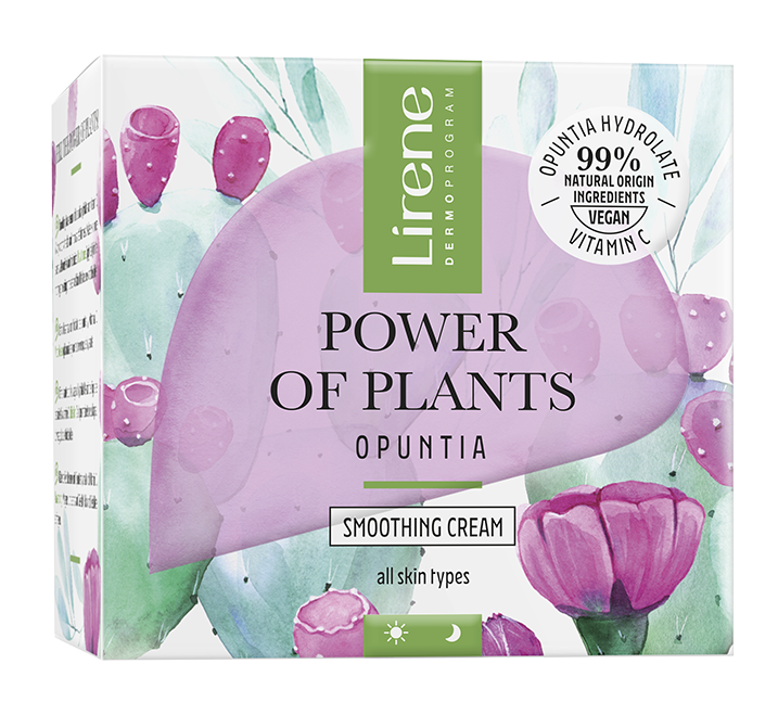 Crema cu efect netezitor pentru zi si noapte Opuntia Power Of Plants, 50ml, Lirene