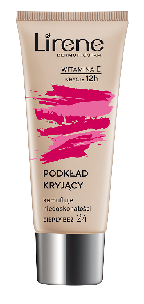 Fond de ten pentru acoperire completa Warm Beige 24, 30ml, Lirene