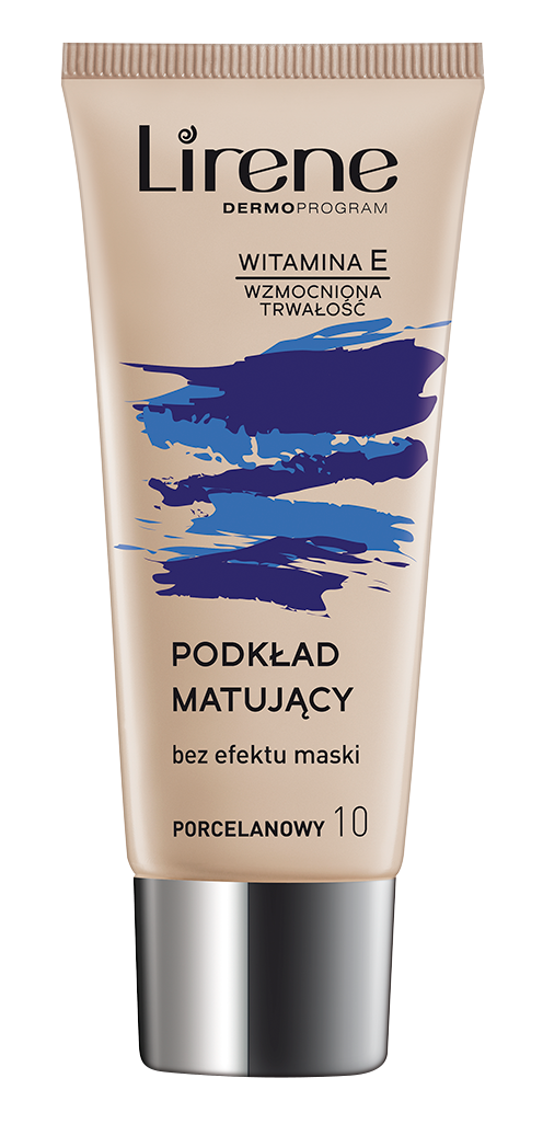 Fluid matifiant Nature Matte Porcelain 10, 30ml, Lirene