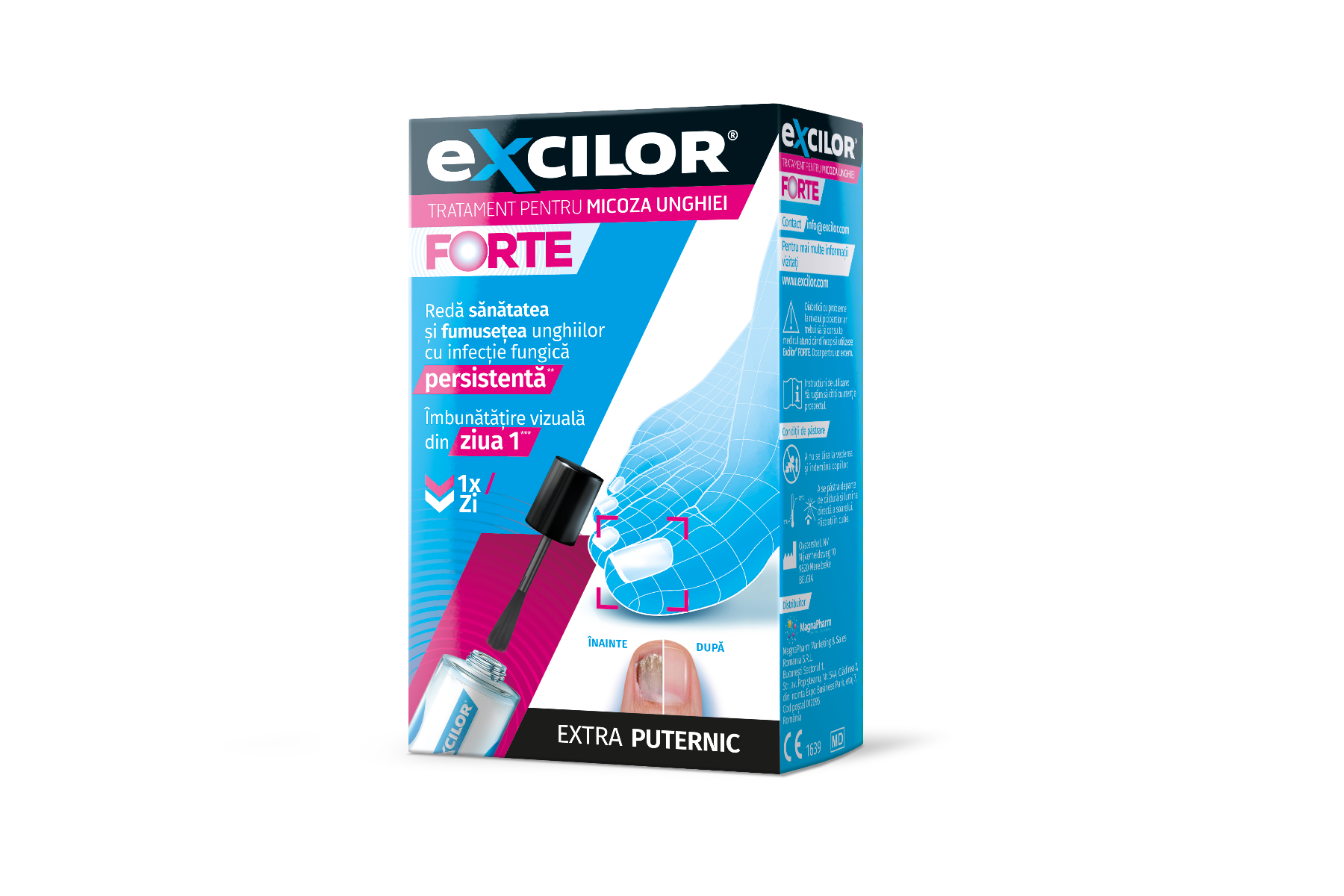 Excilor Forte pentru infectia fungica a unghiei, 30ml, Excilor Excilor Forte pentru infectia fungica a unghiei, 30ml, Excilor