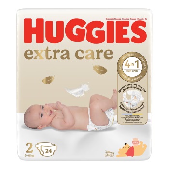 Scutece Elite Extra Care Marimea 2 pentru 4 - 6kg, 24 bucati, Huggies Scutece Elite Extra Care Marimea 2 pentru 4 - 6kg, 24 bucati, Huggies