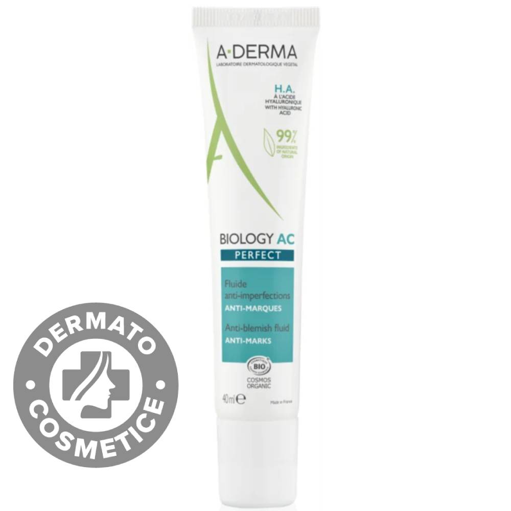 Fluid anti-imperfectiuni Perfect Fluid Biology AC, 40ml, A-Derma Fluid anti-imperfectiuni Perfect Fluid Biology AC, 40ml, A-Derma