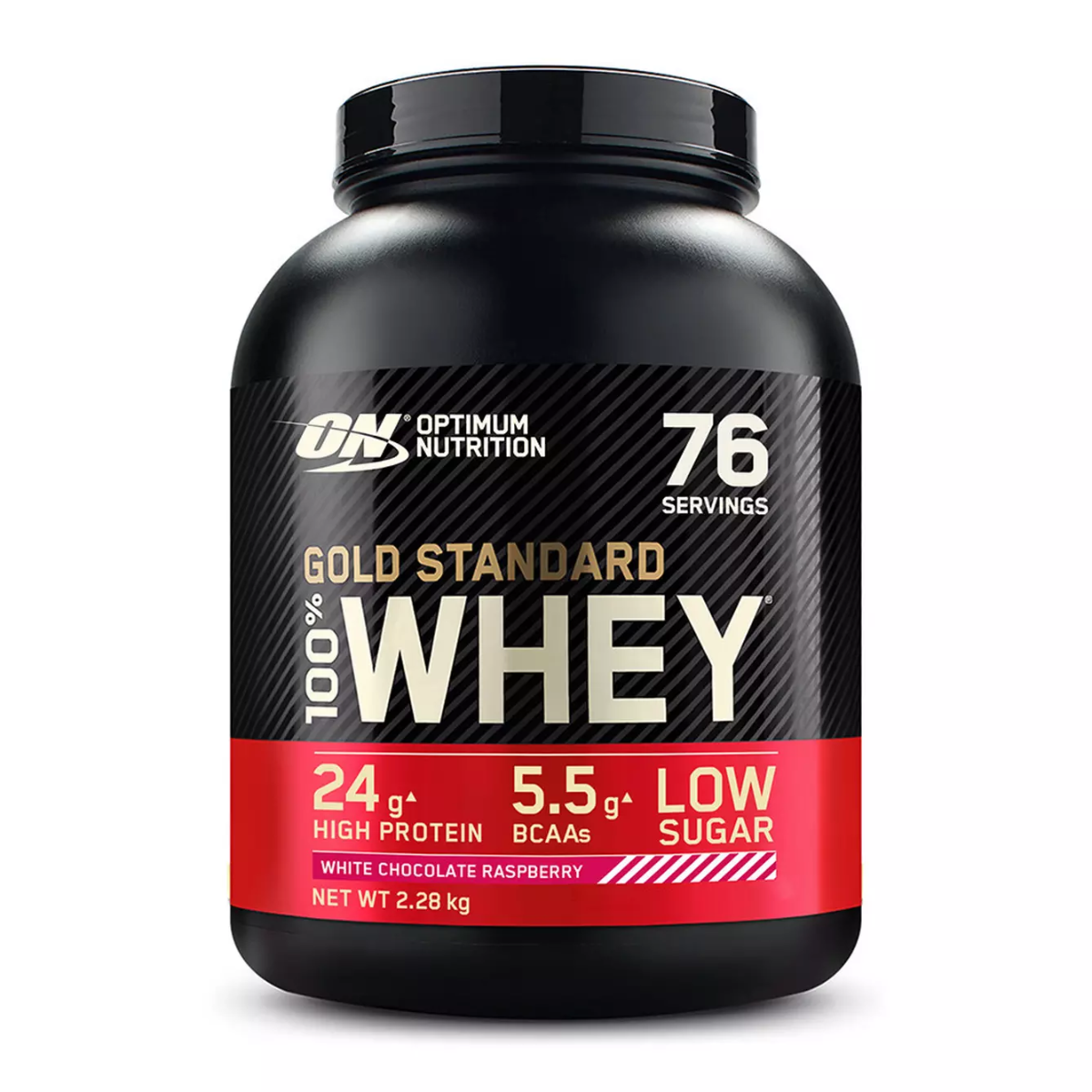 Proteine din zer 100% Whey Gold Standard ciocolata alba si zmeura, 2.28kg, Optimum Nutrition Proteine din zer 100% Whey Gold Standard ciocolata alba si zmeura, 2.28kg, Optimum Nutrition
