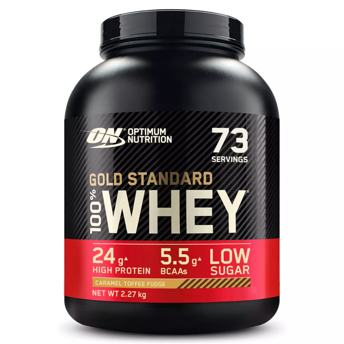 Proteine din zer 100% Whey Gold Standard cu aroma de caramel, 2.27kg, Optimum Nutrition Proteine din zer 100% Whey Gold Standard cu aroma de caramel, 2.27kg, Optimum Nutrition