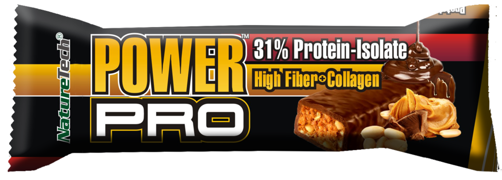 Baton energizant cu unt de arahide Power Pro, 80g, Nature Tech Baton energizant cu unt de arahide Power Pro, 80g, Nature Tech
