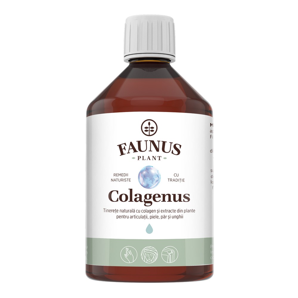 Colagen lichid hidrolizat si extracte din plante Colagenus, 500ml, Faunus Plant Colagen lichid hidrolizat si extracte din plante Colagenus, 500ml, Faunus Plant