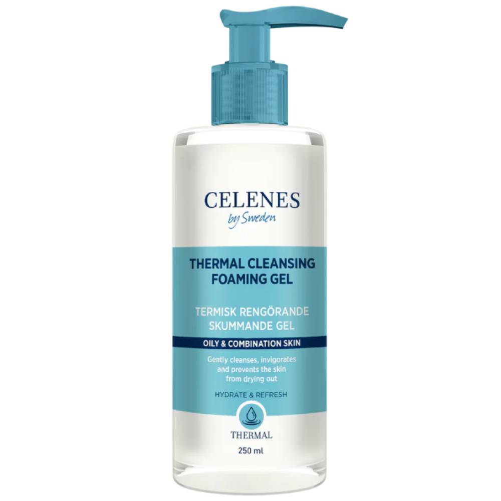 Gel spumant pentru ten mixt&gras Thermal Cleansing Foaming Gel, 250ml, Celenes Gel spumant pentru ten mixt&gras Thermal Cleansing Foaming Gel, 250ml, Celenes