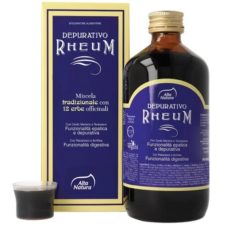 Depurativo Rheum pentru sanatatea ficatului si detoxifierea organismului, 250ml, Alta Natura Depurativo Rheum pentru sanatatea ficatului si detoxifierea organismului, 250ml, Alta Natura
