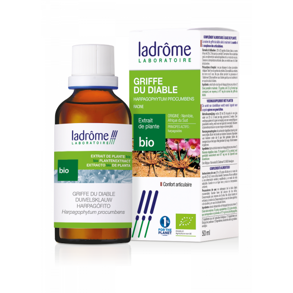 Tinctura Eco de gheara diavolului Harpagophytum Procumbens, 50ml, Ladrome Tinctura Eco de gheara diavolului Harpagophytum Procumbens, 50ml, Ladrome