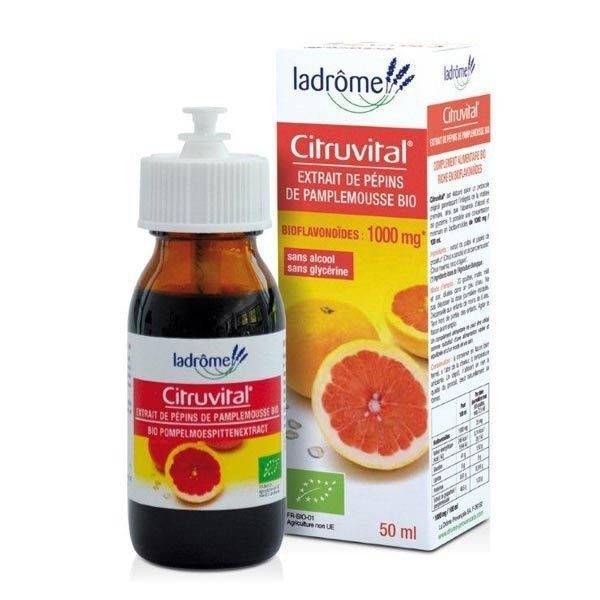 Extract din seminte de grapefruit Eco Citruvital, 50ml, Ladrome Extract din seminte de grapefruit Eco Citruvital, 50ml, Ladrome