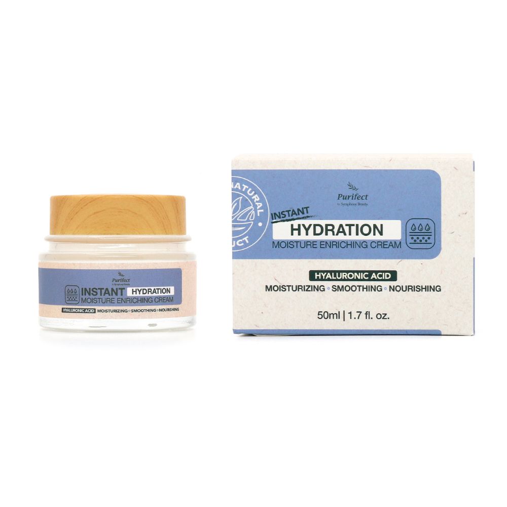 Crema hidratanta pentru ten cu Acid Hyaluronic, 50ml, Purifect Crema hidratanta pentru ten cu Acid Hyaluronic, 50ml, Purifect