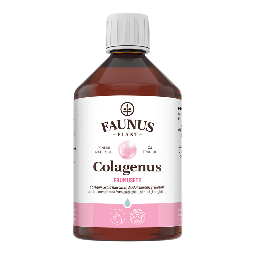 Colagen lichid pentru piele unghii si par Colagenus Frumusete, 500ml, Faunus Plant Colagen lichid pentru piele unghii si par Colagenus Frumusete, 500ml, Faunus Plant