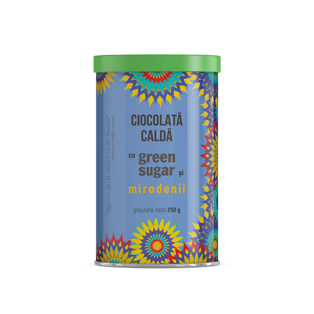 Ciocolata calda cu green sugar si mirodenii, 250g, Laboratoarele Remedia Ciocolata calda cu green sugar si mirodenii, 250g, Laboratoarele Remedia