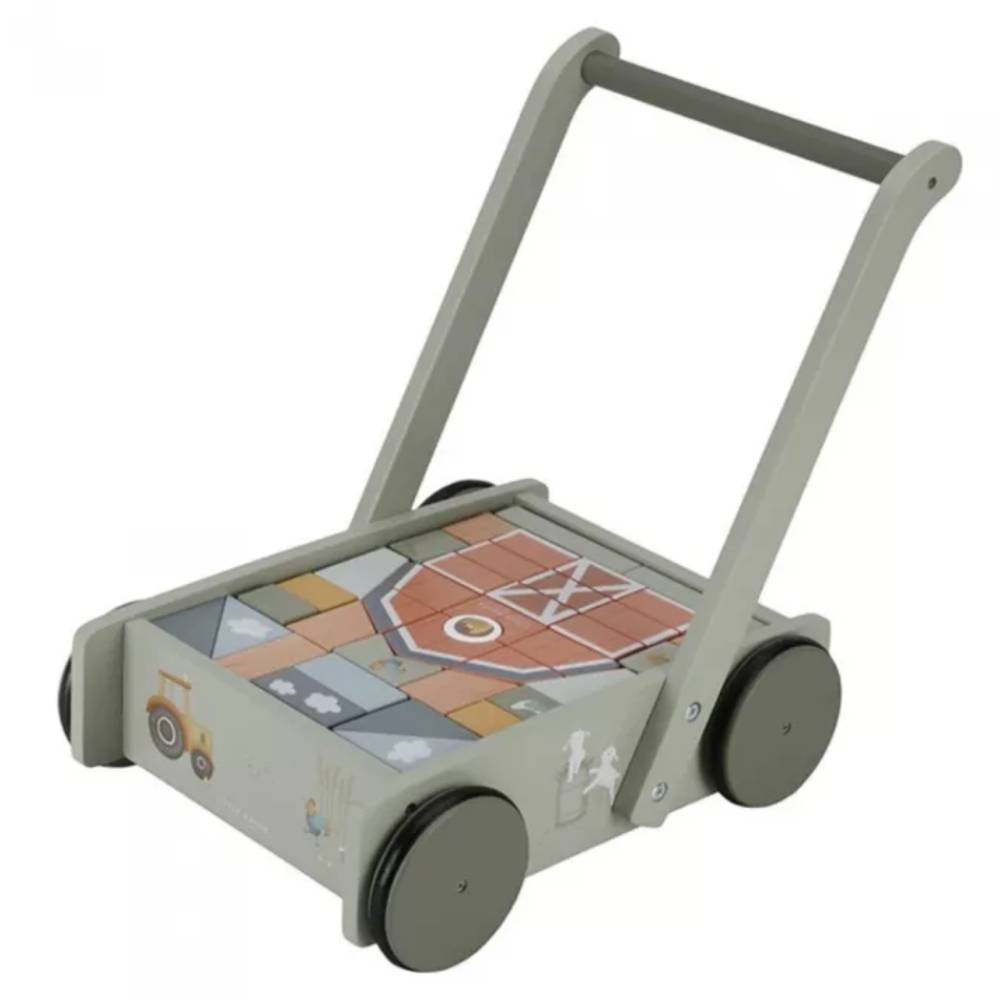 Antemergator/premergator din lemn cu spatiu de depozitare Little Farm, 1 bucata, Little Dutch Antemergator/premergator din lemn cu spatiu de depozitare Little Farm, 1 bucata, Little Dutch