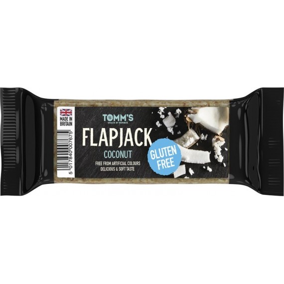 Baton energizant fara gluten cu nuca de cocos Flapjack, 100g, Bombus Baton energizant fara gluten cu nuca de cocos Flapjack, 100g, Bombus