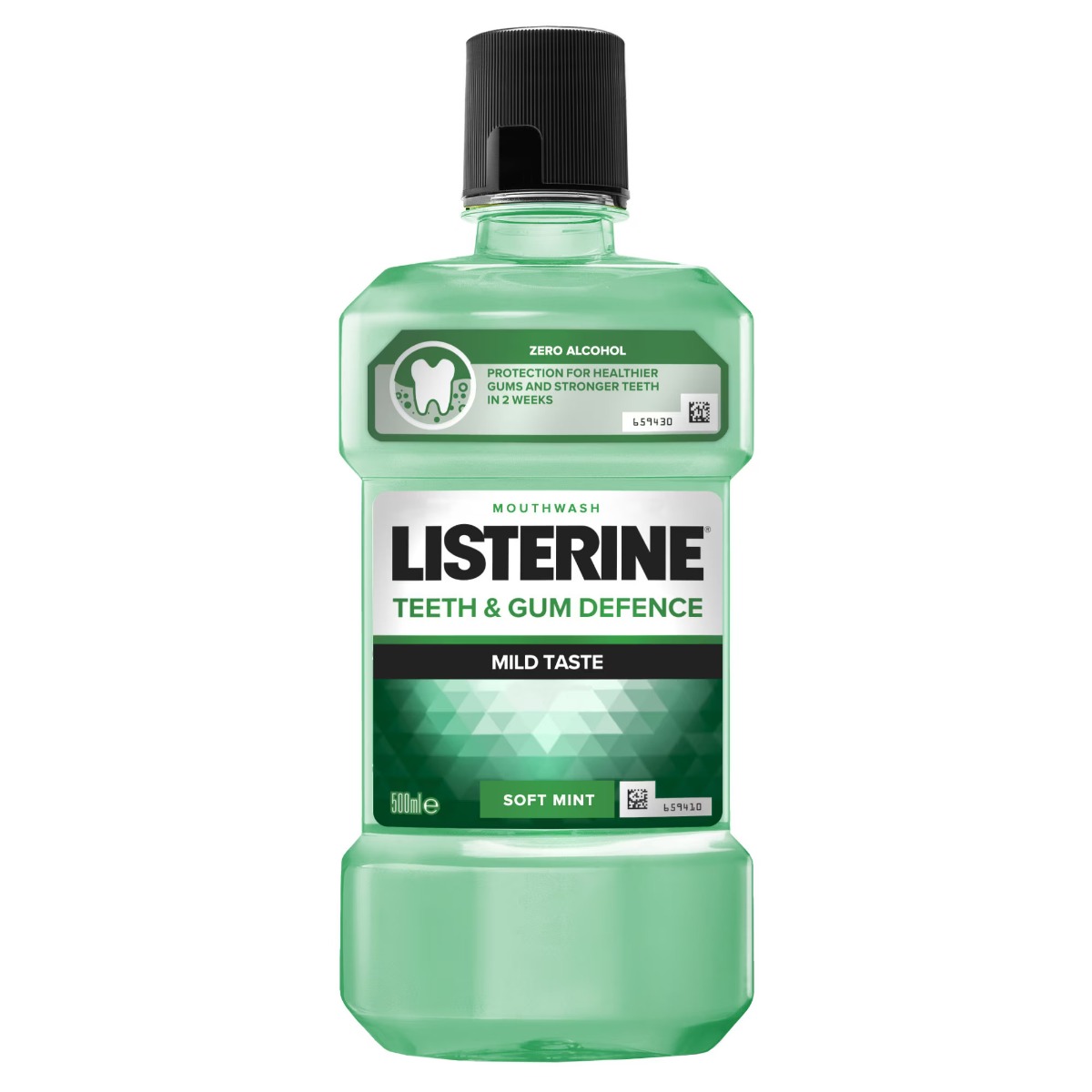 Apa de gura zero alcool Teeth and Gums Defense, 500ml, Listerine Apa de gura zero alcool Teeth and Gums Defense, 500ml, Listerine
