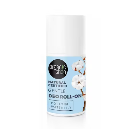 Deodorant natural roll-on Gentle Cotton Water Lily, 50ml, Organic Shop Deodorant natural roll-on Gentle Cotton Water Lily, 50ml, Organic Shop