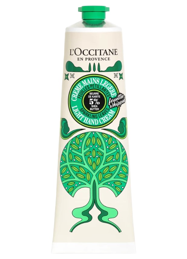 Crema pentru maini cu unt de shea Sparkling Leaves, 150ml, L'Occitane Crema pentru maini cu unt de shea Sparkling Leaves, 150ml, L'Occitane