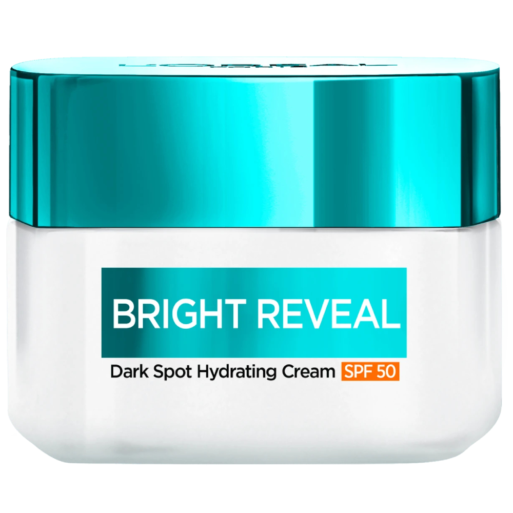 Crema hidratanta cu SPF 50 anti pete pigmentare Bright Reveal, 50ml, L'Oreal Paris Crema hidratanta cu SPF 50 anti pete pigmentare Bright Reveal, 50ml, L'Oreal Paris
