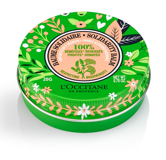 Balsam solidaritate cu Shea si Flori de portocale, 20g, L'Occitane Balsam solidaritate cu Shea si Flori de portocale, 20g, L'Occitane