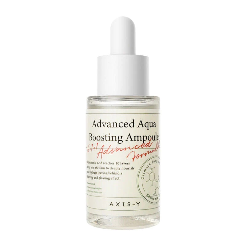 Ser hidratant pentru fata cu acid hialuronic Advanced Aqua Boosting Ampoule, 30ml, Axis-Y Ser hidratant pentru fata cu acid hialuronic Advanced Aqua Boosting Ampoule, 30ml, Axis-Y