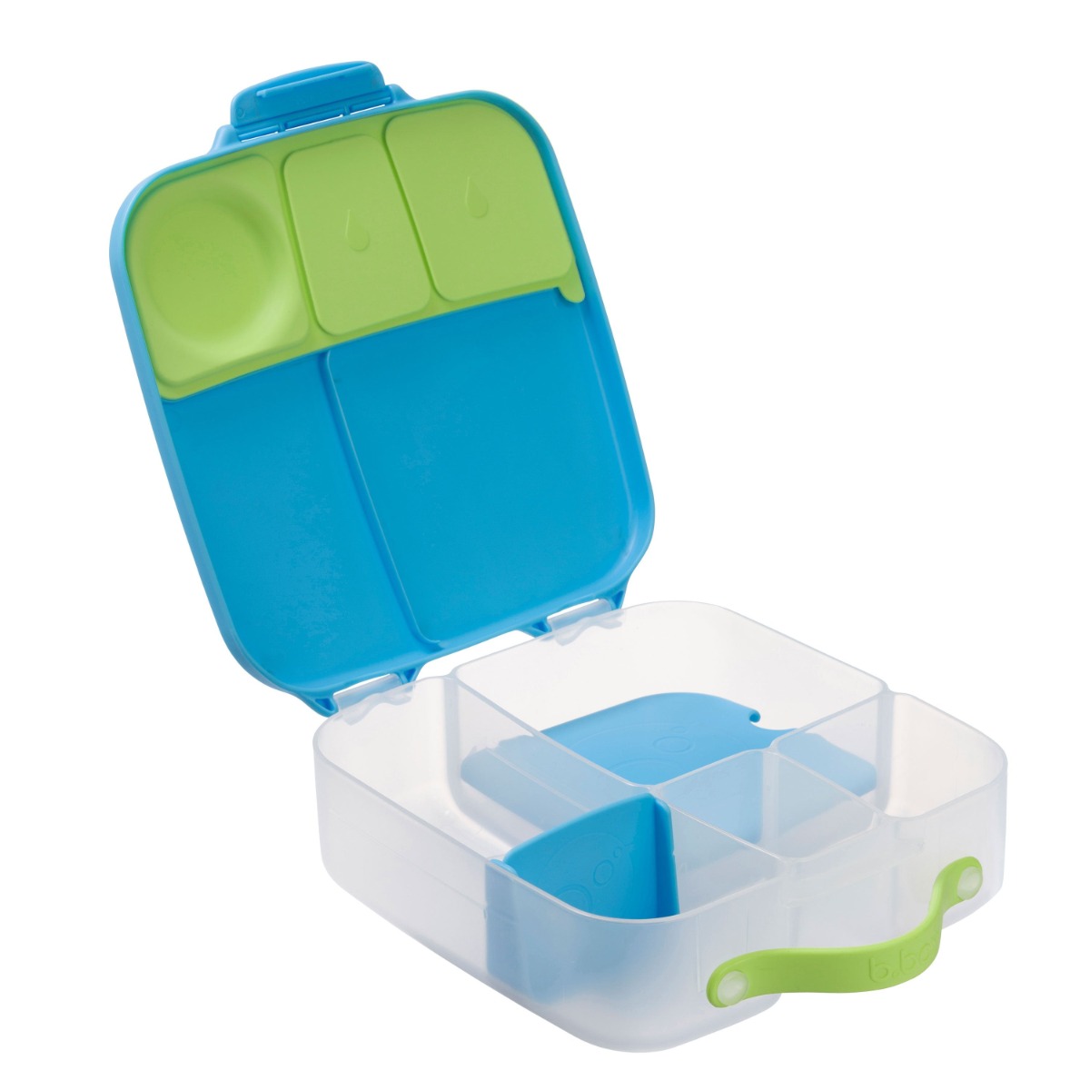Caserola compartimentata maxi LunchBox Albastru/Verde, 1 bucata, Bbox Caserola compartimentata maxi LunchBox Albastru/Verde, 1 bucata, Bbox