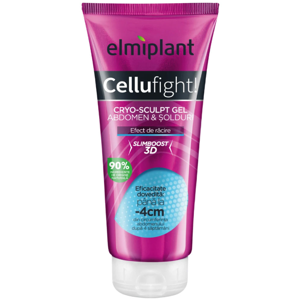 Gel pentru abdomen si solduri Cellufight Cryo-Sculpt, 200ml, Elmiplant Gel pentru abdomen si solduri Cellufight Cryo-Sculpt, 200ml, Elmiplant