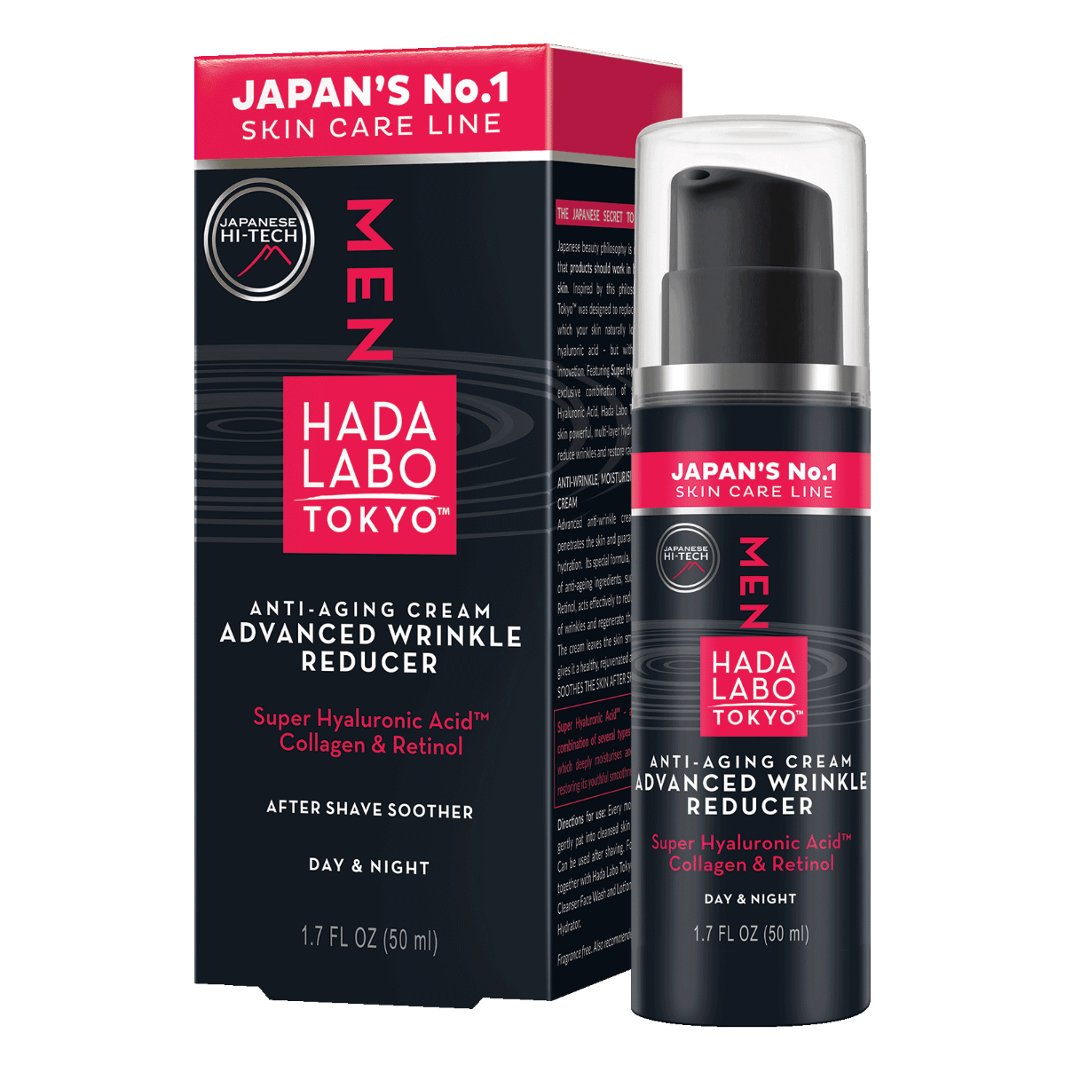 Crema anti-imbatranire pentru reducerea avansata a ridurilor la barbati, 50ml, Hada Labo Tokyo Crema anti-imbatranire pentru reducerea avansata a ridurilor la barbati, 50ml, Hada Labo Tokyo