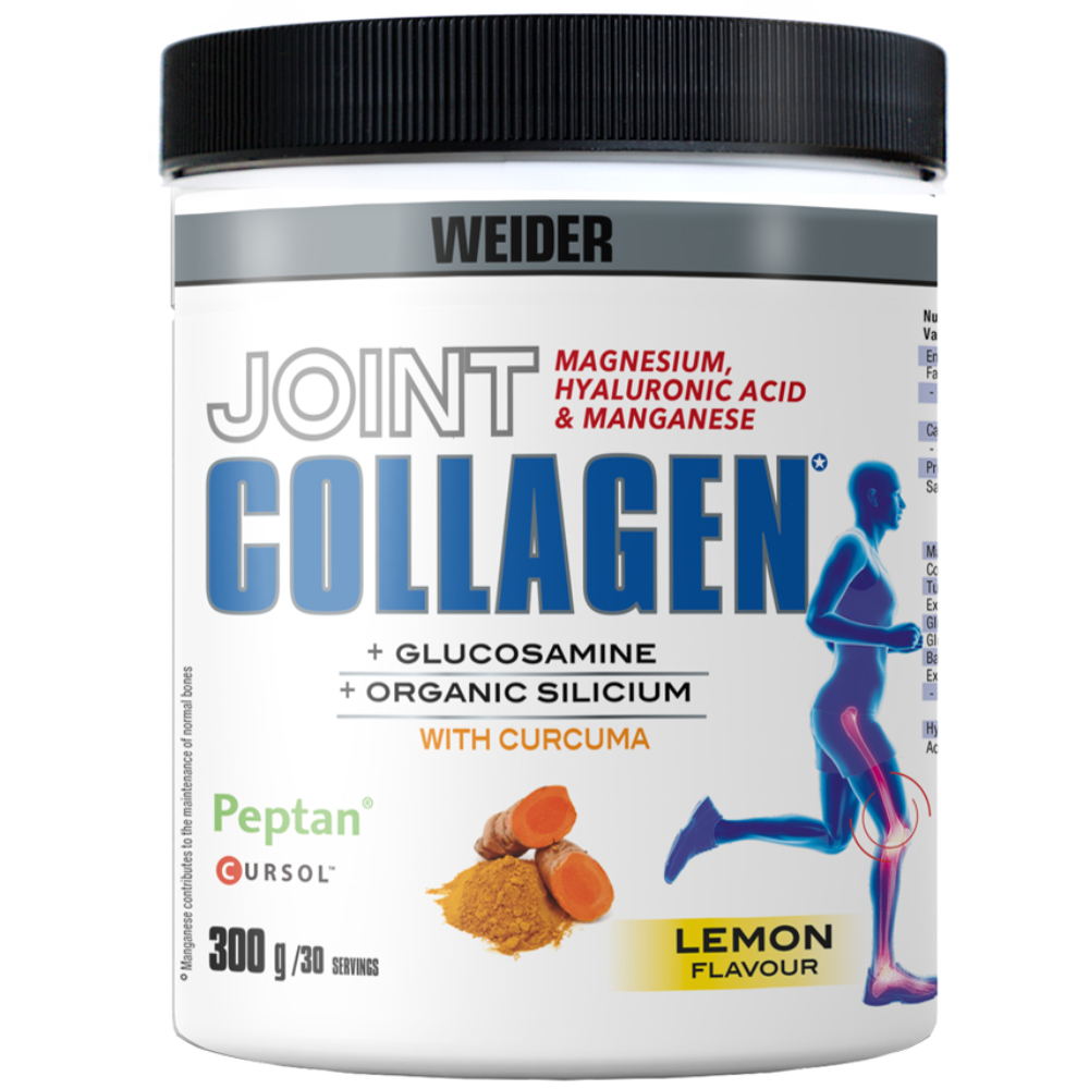 Colagen pulbere cu aroma de lamaie Joint Collagen, 300g, Weider Colagen pulbere cu aroma de lamaie Joint Collagen, 300g, Weider