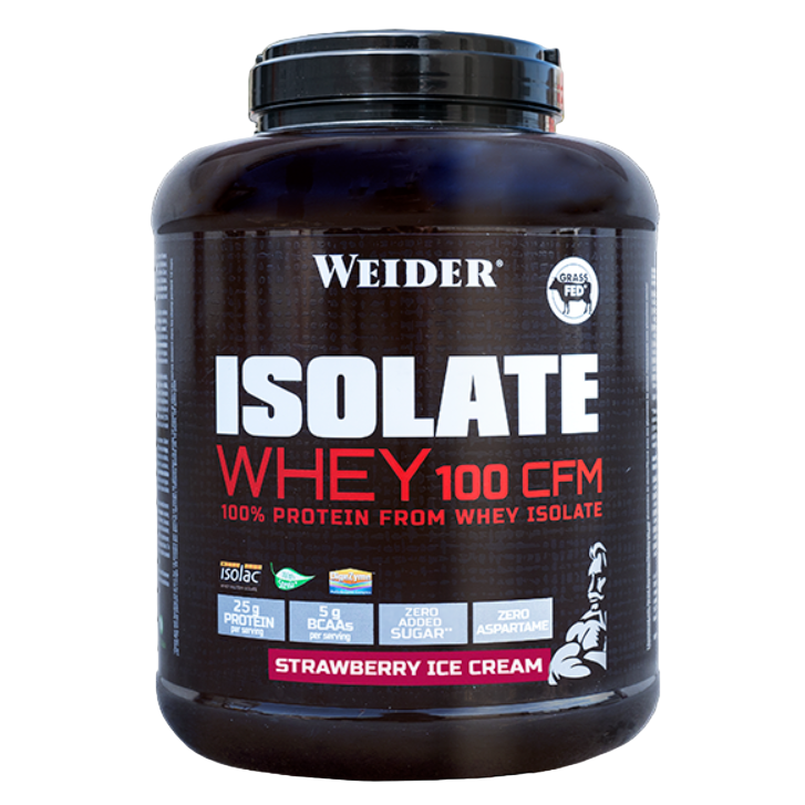 Izolat proteic cu aroma de Strawberry Ice Cream Isolate Whey 100CFM, 2000g, Weider Izolat proteic cu aroma de Strawberry Ice Cream Isolate Whey 100CFM, 2000g, Weider