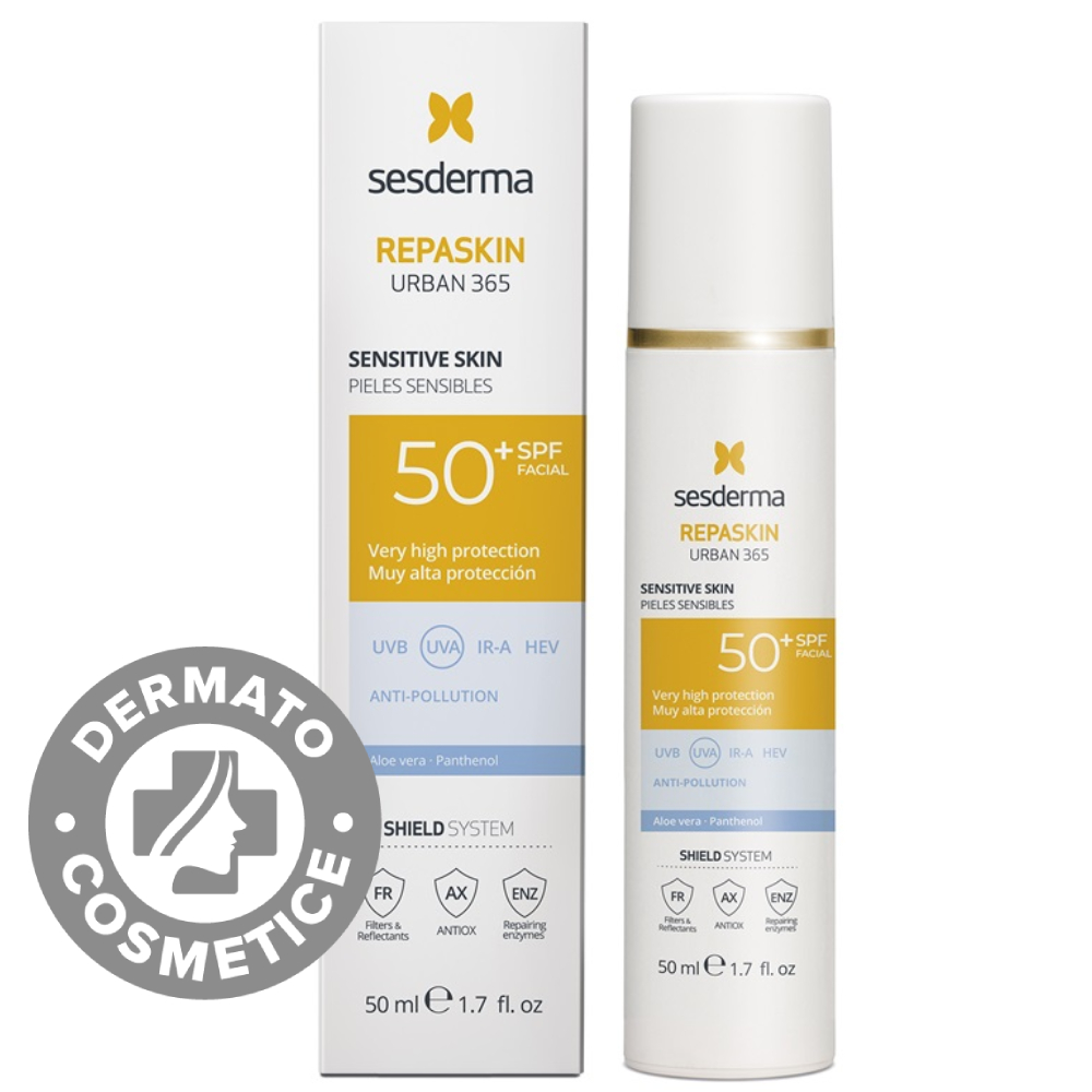 Crema cu protectie solara pentru ten sensibil Repaskin Urban 365, 50ml, Sesderma Crema cu protectie solara pentru ten sensibil Repaskin Urban 365, 50ml, Sesderma