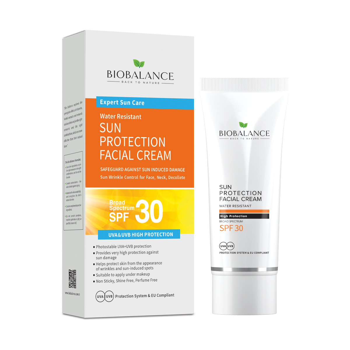 Crema pentru fata cu protective solara SPF30+, 75ml, Bio Balance Crema pentru fata cu protective solara SPF30+, 75ml, Bio Balance