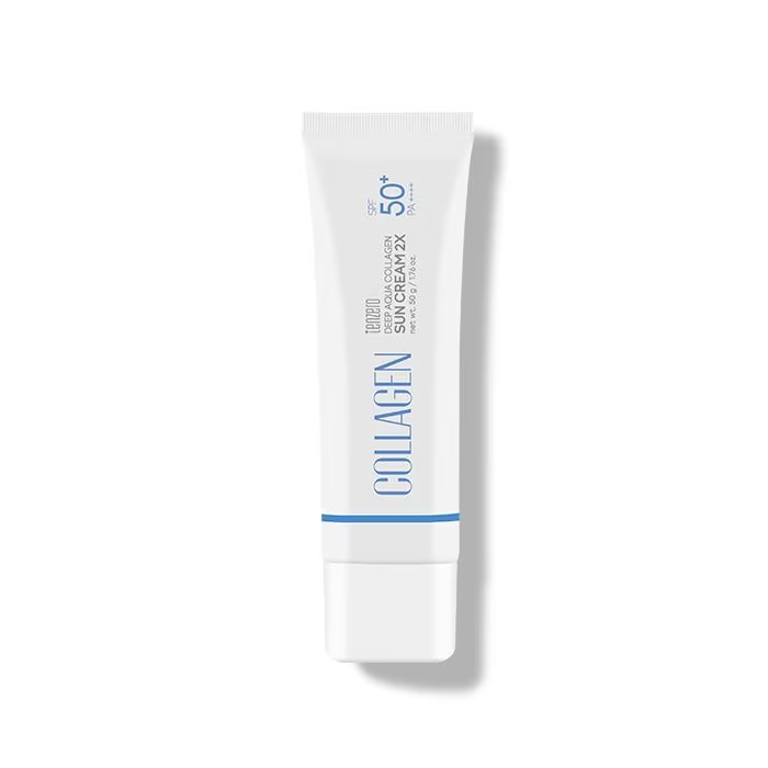 Crema cu protectie solara SPF50+ Deep Aqua Collagen, 50g, Tenzero Crema cu protectie solara SPF50+ Deep Aqua Collagen, 50g, Tenzero
