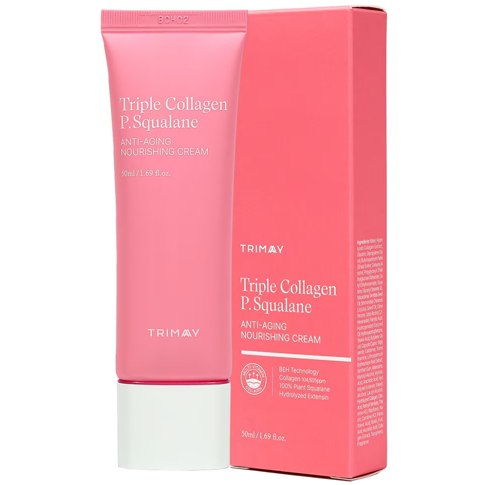 Crema anti-aging pentru fata Triple Collagen P. Squalane, 50ml, Trimay Crema anti-aging pentru fata Triple Collagen P. Squalane, 50ml, Trimay