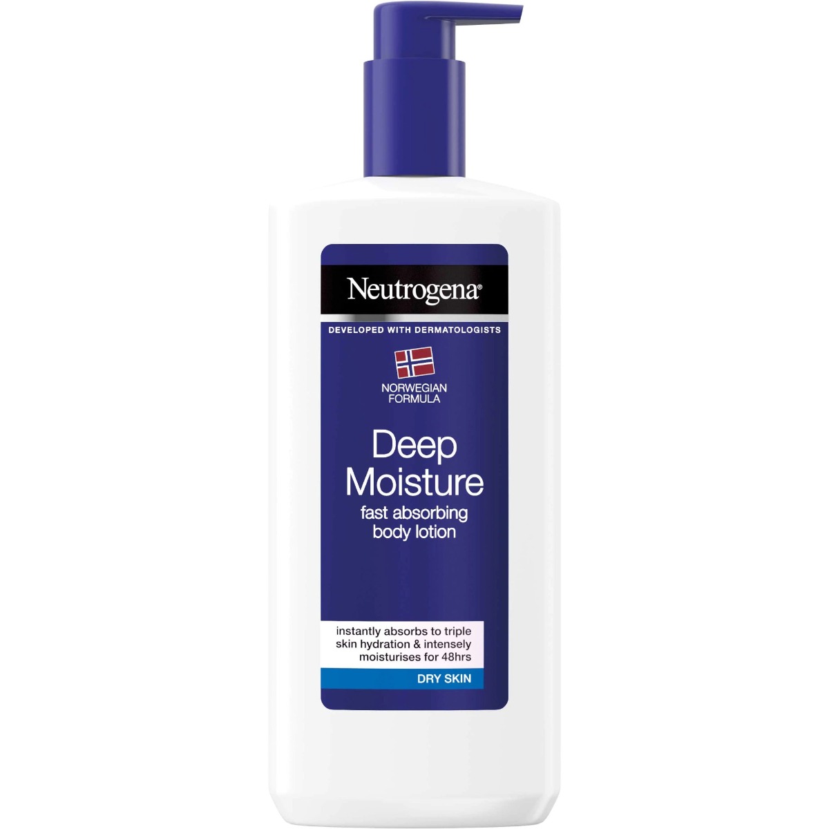Lotiune de corp pentru piele uscata Deep Moisture, 400ml, Neutrogena Lotiune de corp pentru piele uscata Deep Moisture, 400ml, Neutrogena