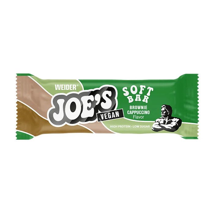 Baton proteic vegan cu aroma de Brownie Cappucino Joe's Bar, 50g, Weider Baton proteic vegan cu aroma de Brownie Cappucino Joe's Bar, 50g, Weider