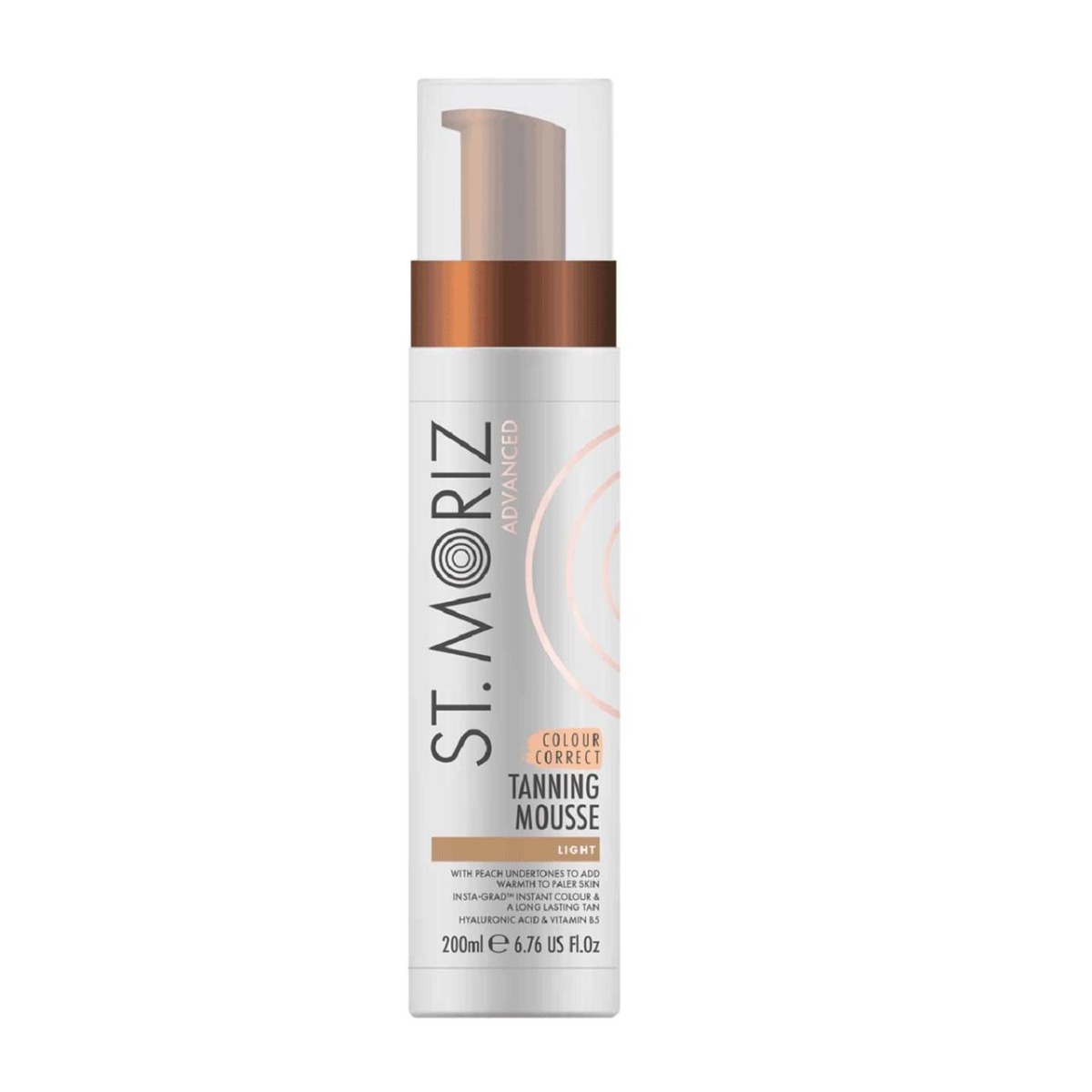 Spuma autobronzanta Advanced Tanning Mousse Light, 200ml, St. Moriz Spuma autobronzanta Advanced Tanning Mousse Light, 200ml, St. Moriz