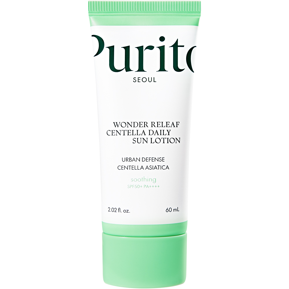 Crema de fata Centella Daily Sun Lotion SPF 50+, PA ++++ Wonder Releaf, 60ml, Purito Crema de fata Centella Daily Sun Lotion SPF 50+, PA ++++ Wonder Releaf, 60ml, Purito