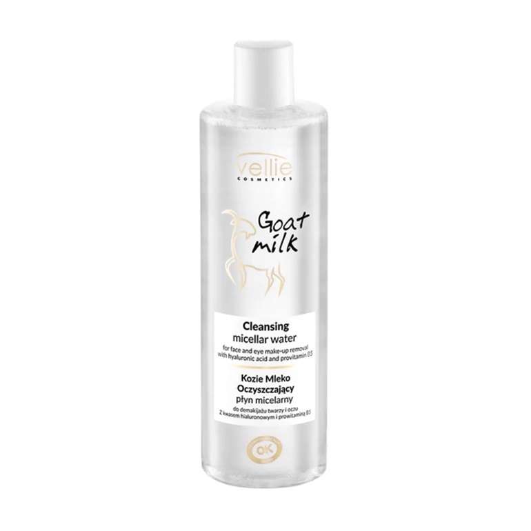 Apa micelara hidratanta cu Acid Hialuronic Goat Milk, 400ml, Vellie Apa micelara hidratanta cu Acid Hialuronic Goat Milk, 400ml, Vellie