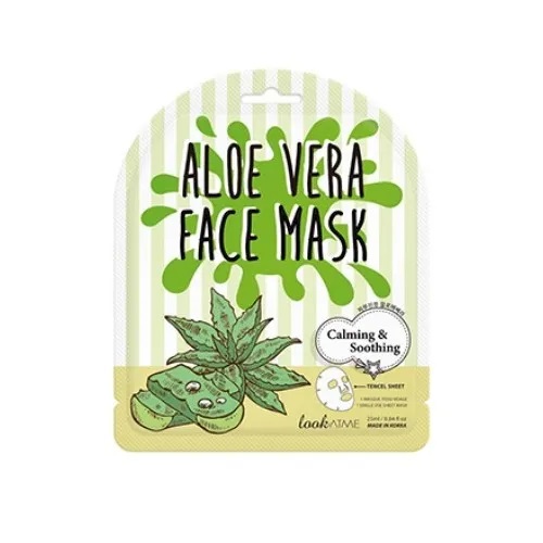 Masca tip servetel pentru calmare cu aloe vera, 25ml, Look at me Masca tip servetel pentru calmare cu aloe vera, 25ml, Look at me