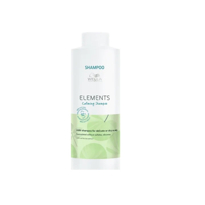 Sampon vegan pentru scalp uscat si sensibil Elements Calming, 1000ml, Wella Professionals Sampon vegan pentru scalp uscat si sensibil Elements Calming, 1000ml, Wella Professionals