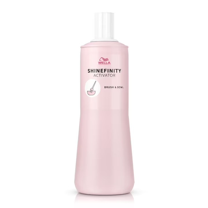 Activator cu aplicator Shinefinity Activator Bottle Usage bol+pensula, 1000ml, Wella Professionals Activator cu aplicator Shinefinity Activator Bottle Usage bol+pensula, 1000ml, Wella Professionals