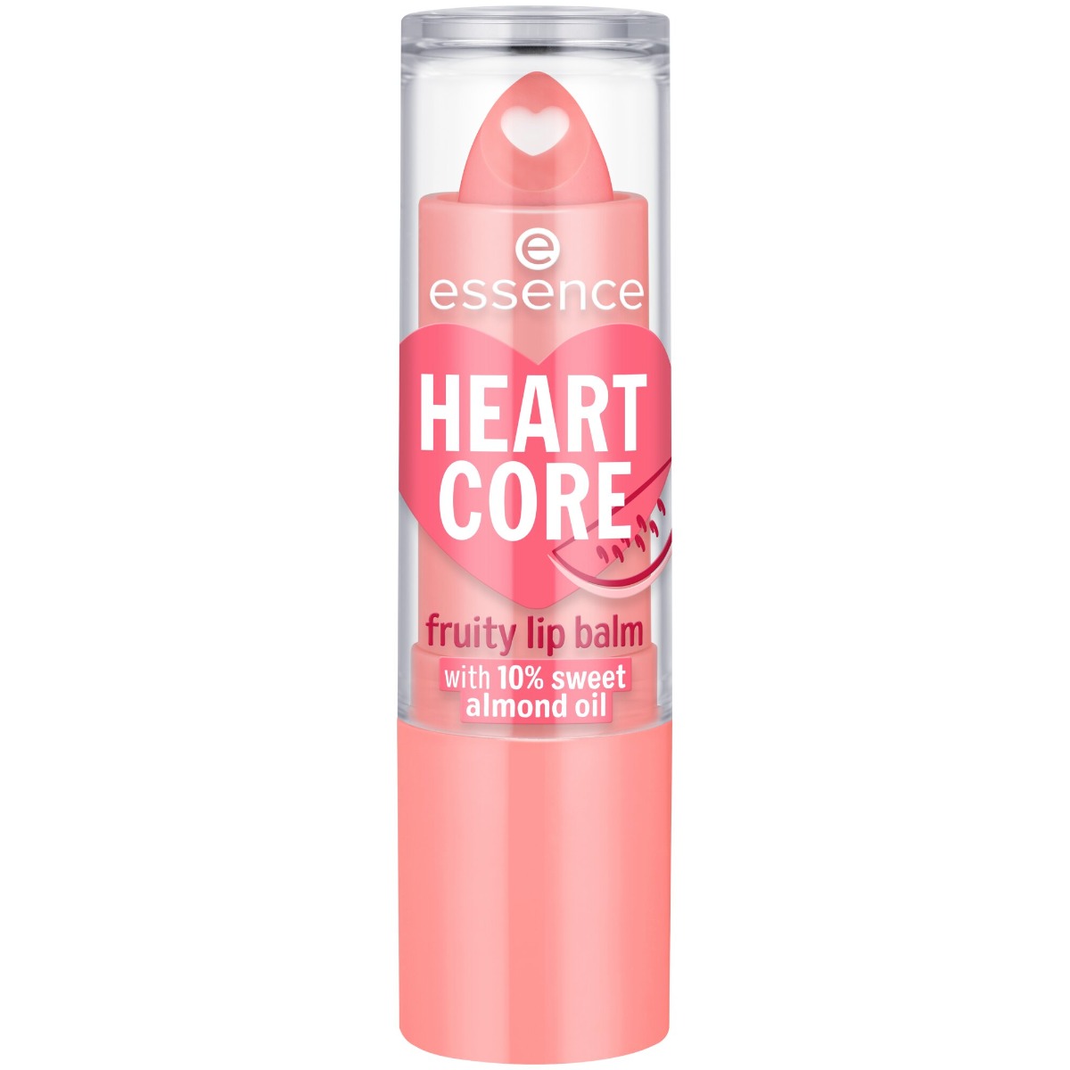 Balsam pentru buze Heart Core Fruity Lip Balm 03 - Wild Watermelon, 3g, Essence Balsam pentru buze Heart Core Fruity Lip Balm 03 - Wild Watermelon, 3g, Essence